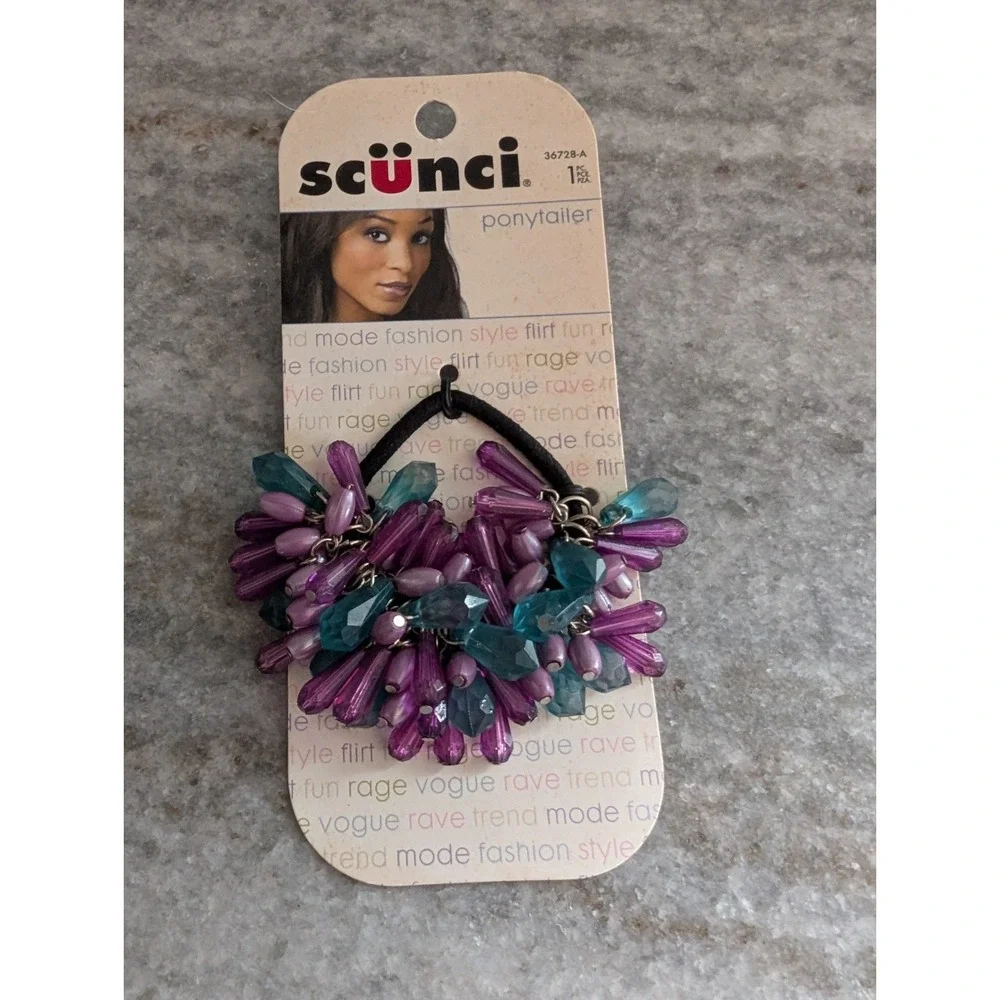 NEW-Scunci Decorative Hair‎ Tie #36728-1